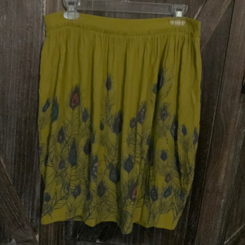 Rotzou peacock bubble style skirt, sz 6